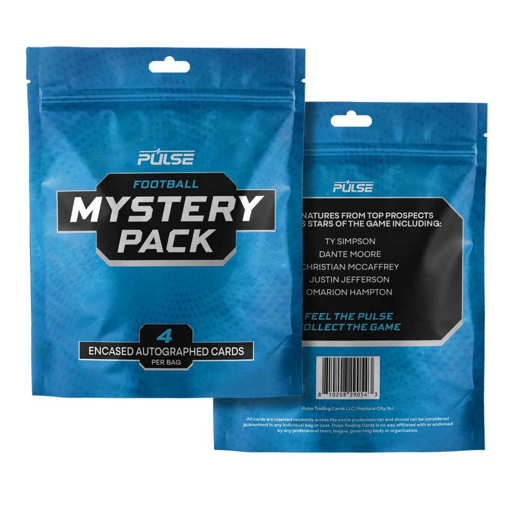 Pulse Football Mystery BAG 🏈4 Encased Autographs per Bag 🔥