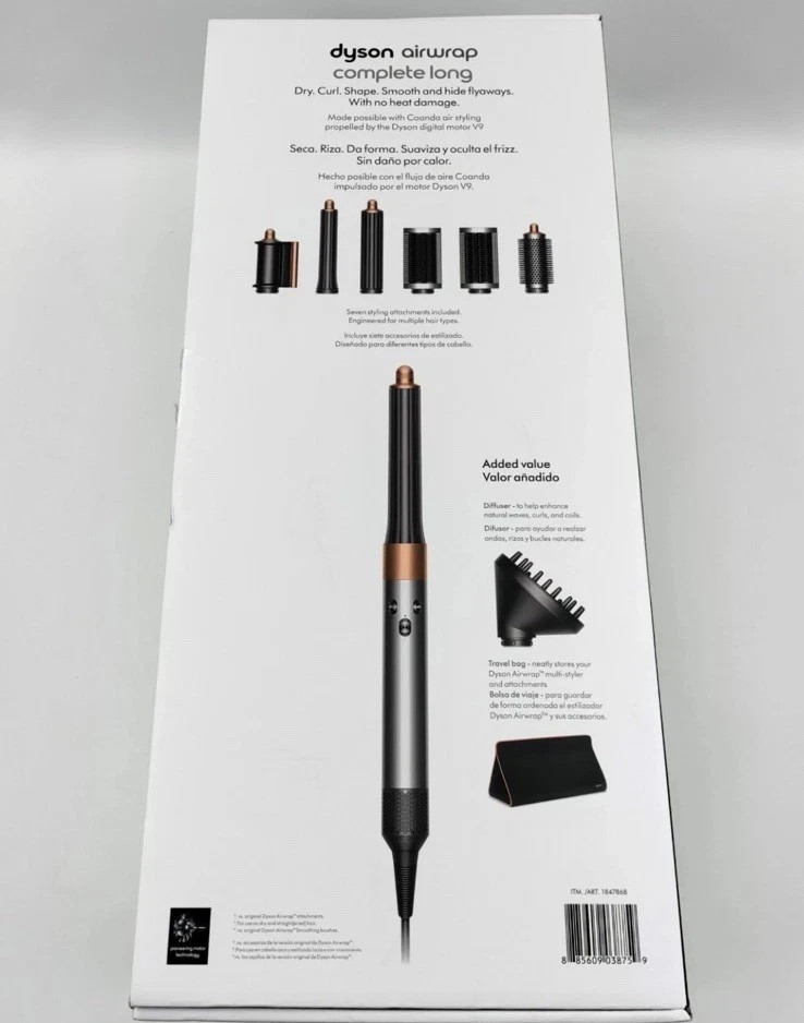 Dyson Airwrap HS05 Multi-Styler Complete Long - Copper/Nickel - Brand New