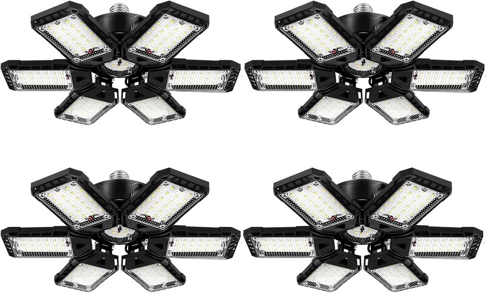 Energy Saving LED Shop Lights - 18000 Lumens Brightness, 6500K Cool White Light