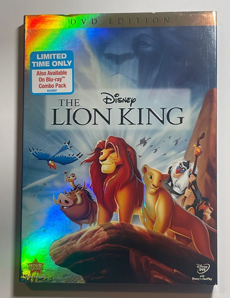2011 Walt Disney The Lion King DVD Edition W/sleeve Limited Time Only-image