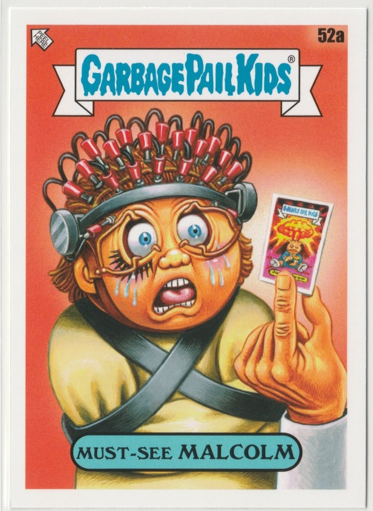Must-See Malcolm #52a Garbage Pail Kids GPK 2023 Intergoolactic Mayhem Card