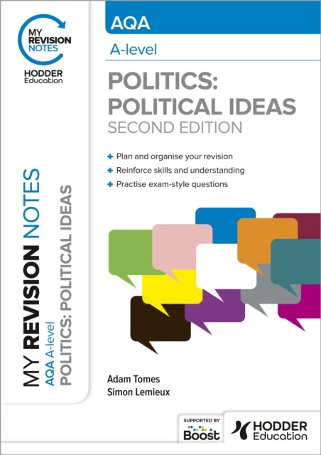 My Revision Notes AQA Alevel Politics Political Ideas  by Adam Tomes PAPERBACK