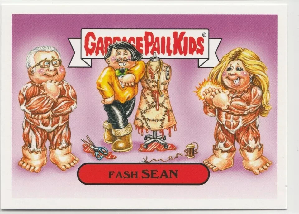Fash Sean 4b Garbage Pail Kids GPK 2016 Prime Slime Trashy TV Trading Card