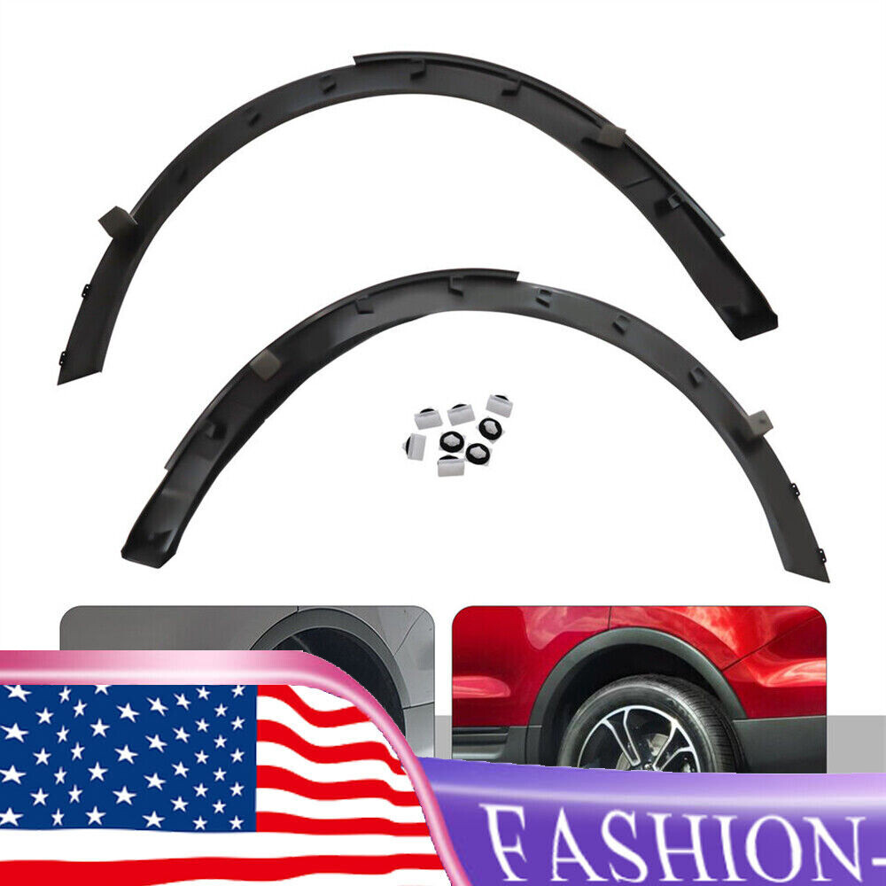 1 Pair Rear Fender Flare Wheel Well Arch Molding For Ford Explorer 2011-2019