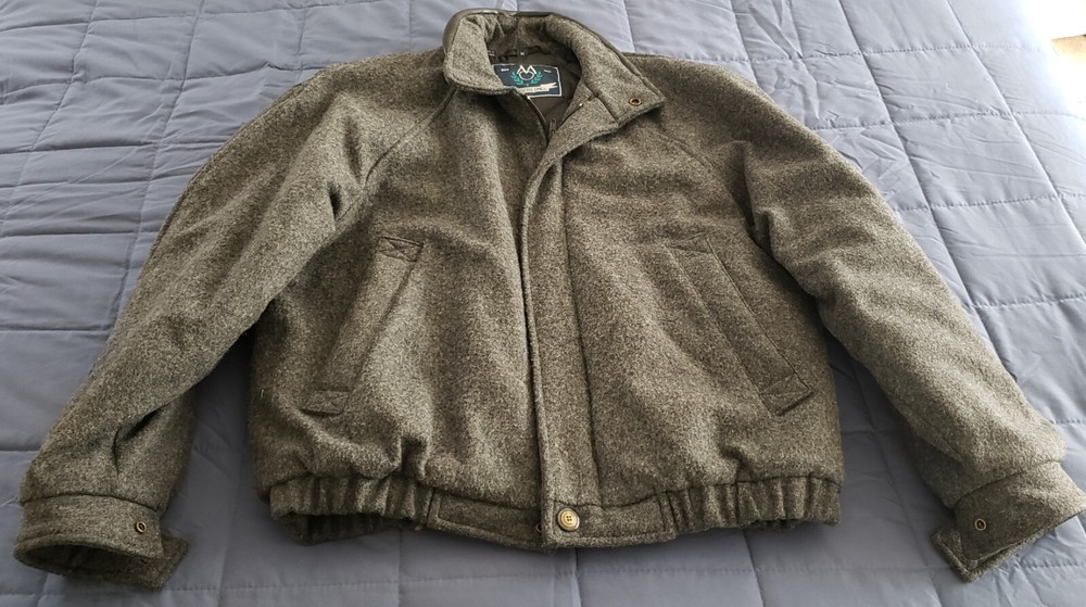 Members Only Jacket - Medium - 65% Wool 35% Rayon Blend-image