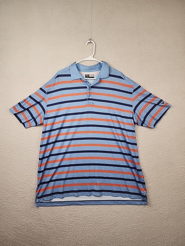 Callaway Golf Shirt, Short Sleeve, Opti dri, XL, Striped