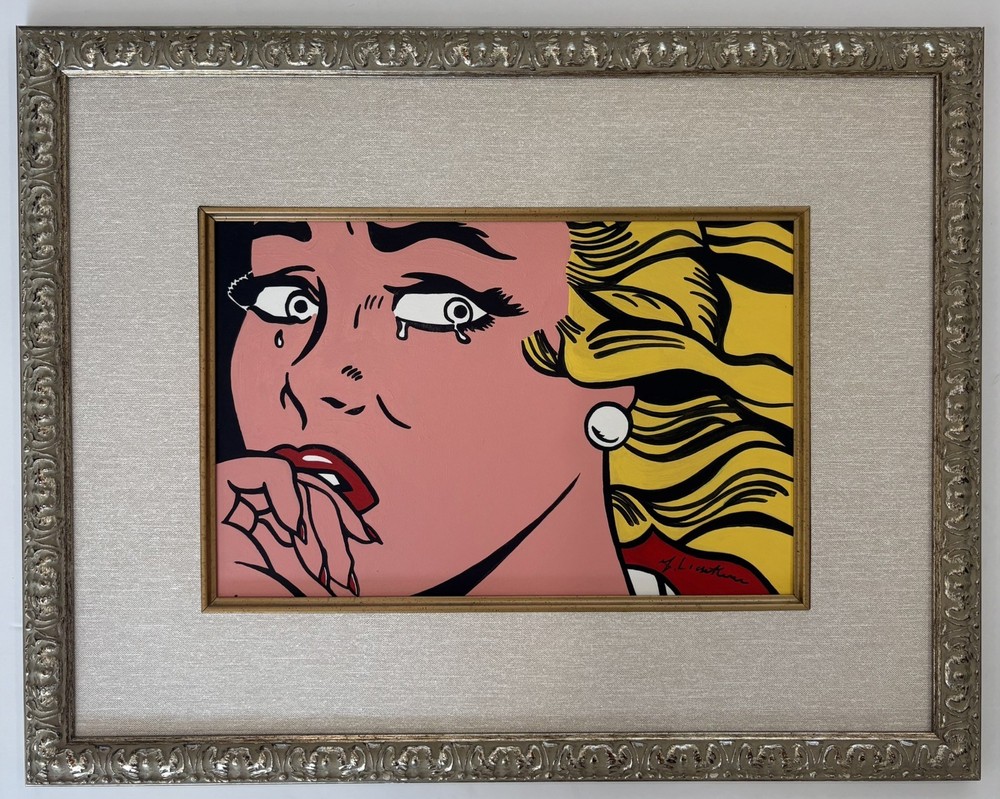 Roy Lichtenstein 1923-1997 Pop Art Lithograph Hand Signed  & Numbered style of