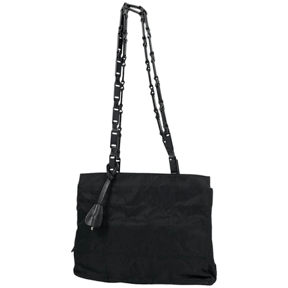 RARE PRADA Logo Plate Nylon Shoulder Bag One Strap Handbag