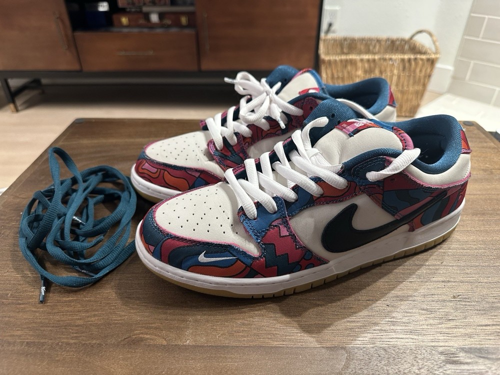 Size 11 - Nike Dunk Low Pro SB x Parra Abstract Art 2021 NO BOX