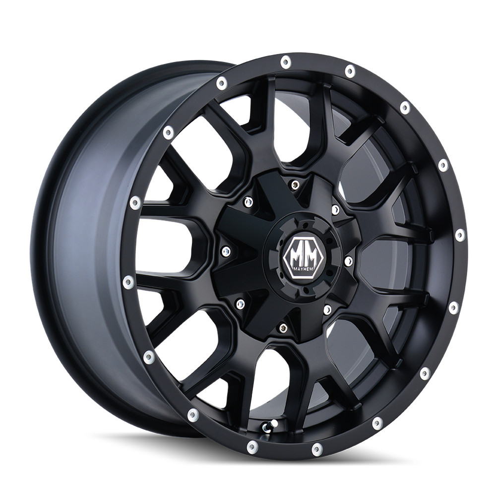 Mayhem Warrior 8015 Matte Black 20X9 6-120/6-139.7 18Mm 78.1Mm