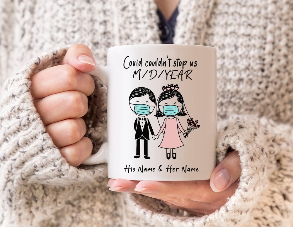 Personalized Mug Couple Mug Kovid Couldn't Stop Us Mug
