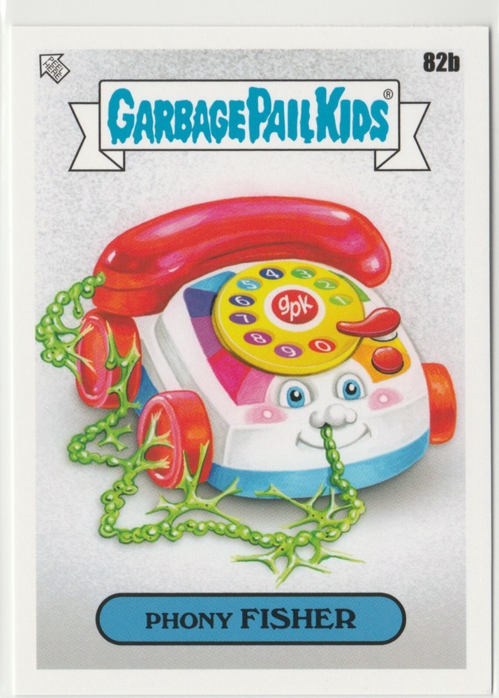 Phony Fisher 82b Garbage Pail Kids GPK 2024 Kids At Play KAP Series