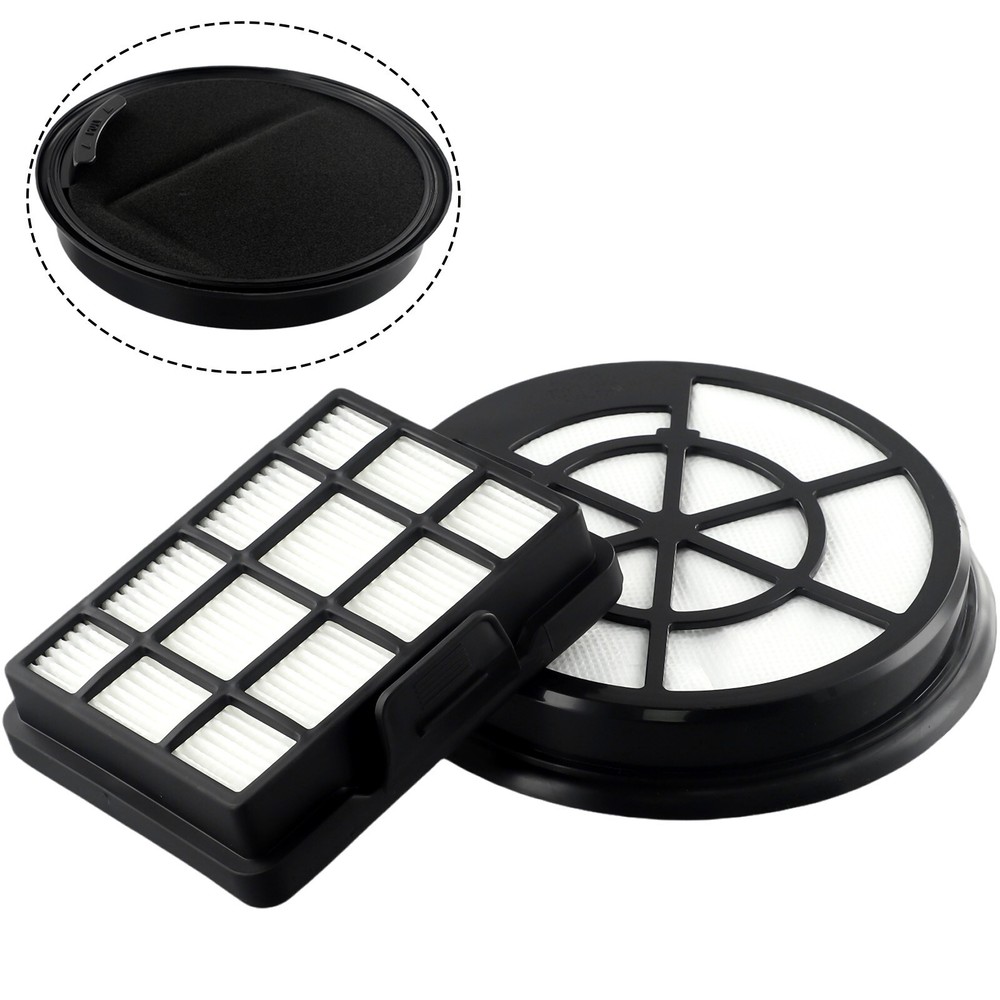 Filter Set 2pcs Accessories Cleaning Tool Motor Protection Replacement