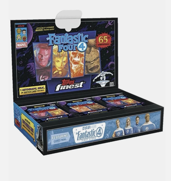 2026 Topps Finest Fantastic Four Hobby Box Factory Sealed  PRESALE