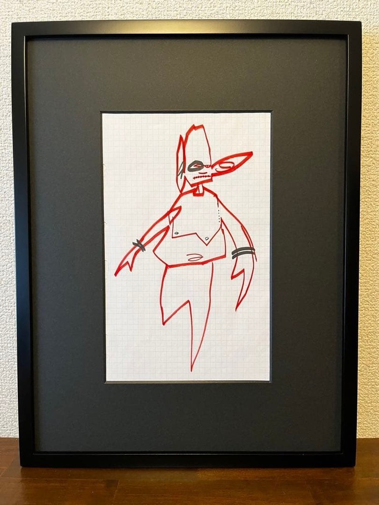 FUTURA2000 Original Hand-Drawn Graffiti Art Signed Unique Piece UNUSED japan