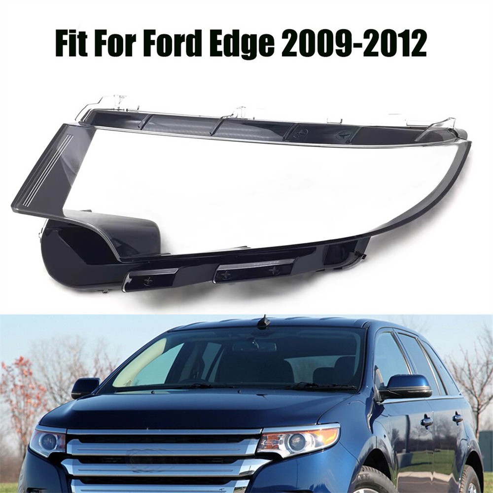 1Pcs Headlight Headlamp Clear Lens Left Cover Fit For Ford Edge 2009-2012