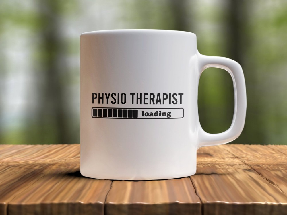 Funny Physio Therapist Graduation Mug - Loading Physiotherapy Gift Idea