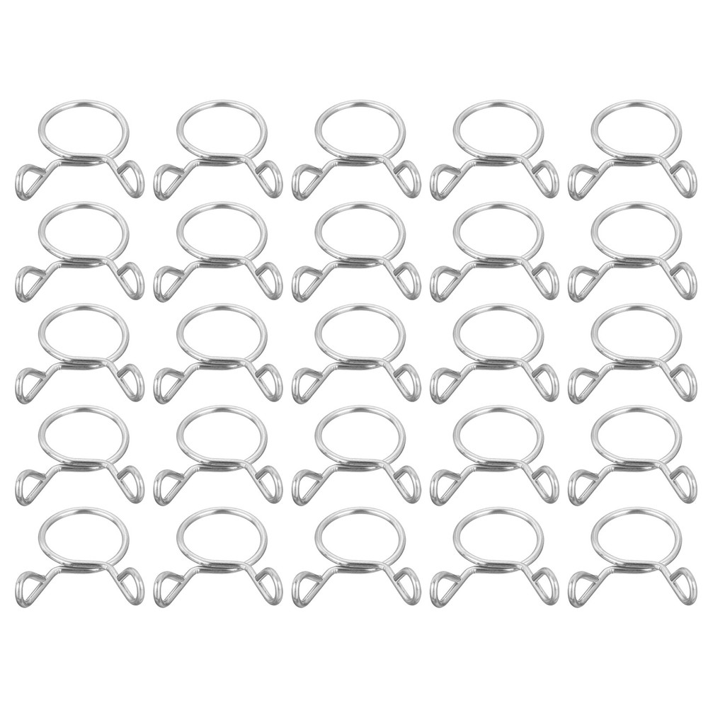 25 Pcs Fuel Line Hose Tubing Spring Clips 12mm Water Pipe Spring Clip Clamps