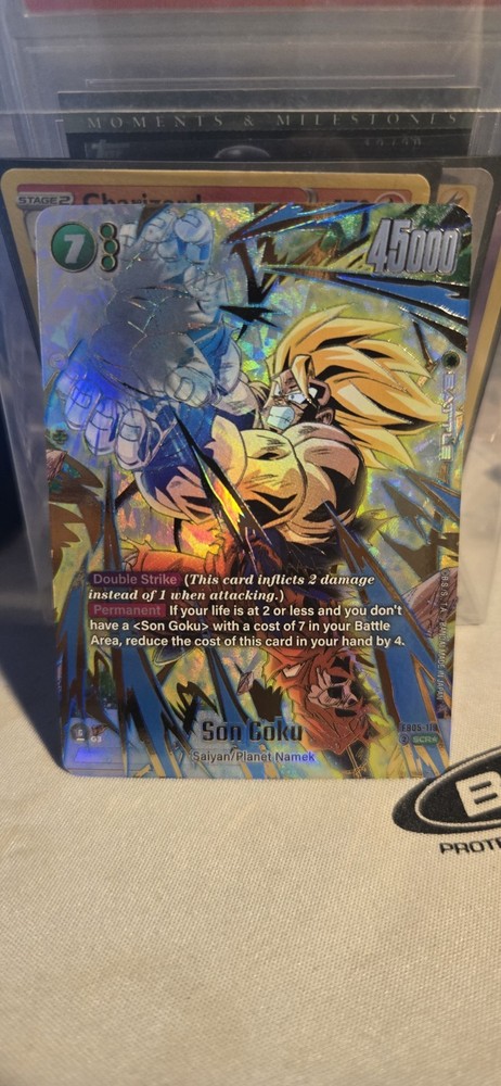 Dragon Ball Super Card Goku FB05-119 Alt Art Secret Rare New Adventure