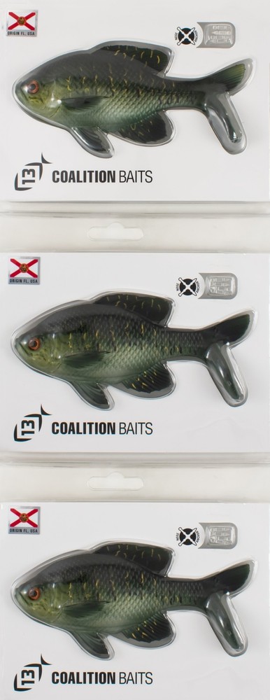 (LOT OF 3) 13 FISHING COALITION THE GILL 5.25