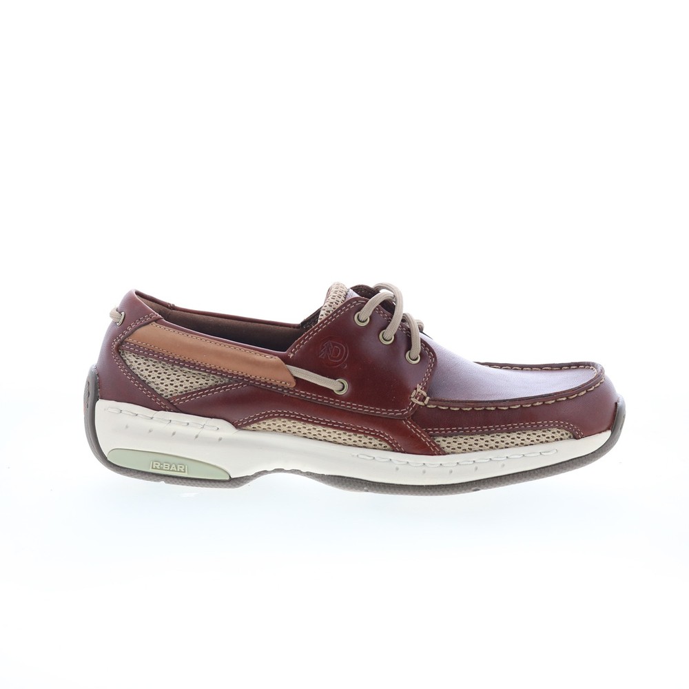 Dunham Captain Mens Brown Extra Wide Loafers & Slip Ons Boat Shoes