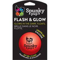 Spunky Pup Squeak & Glow Football Large Assorted