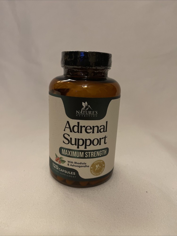 Adrenal Support Supplement 1300mg Natural Stress Relief & Cortisol Manager Pills