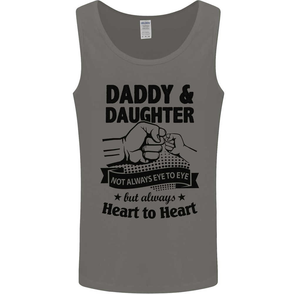 Daddy and Daughter Funny Fathers Day Mens Vest Tank Top