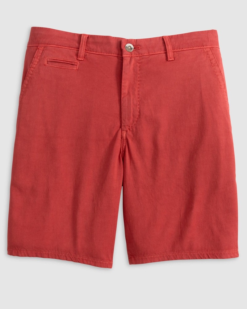 johnnie-O Nassau Cotton Blend Shorts