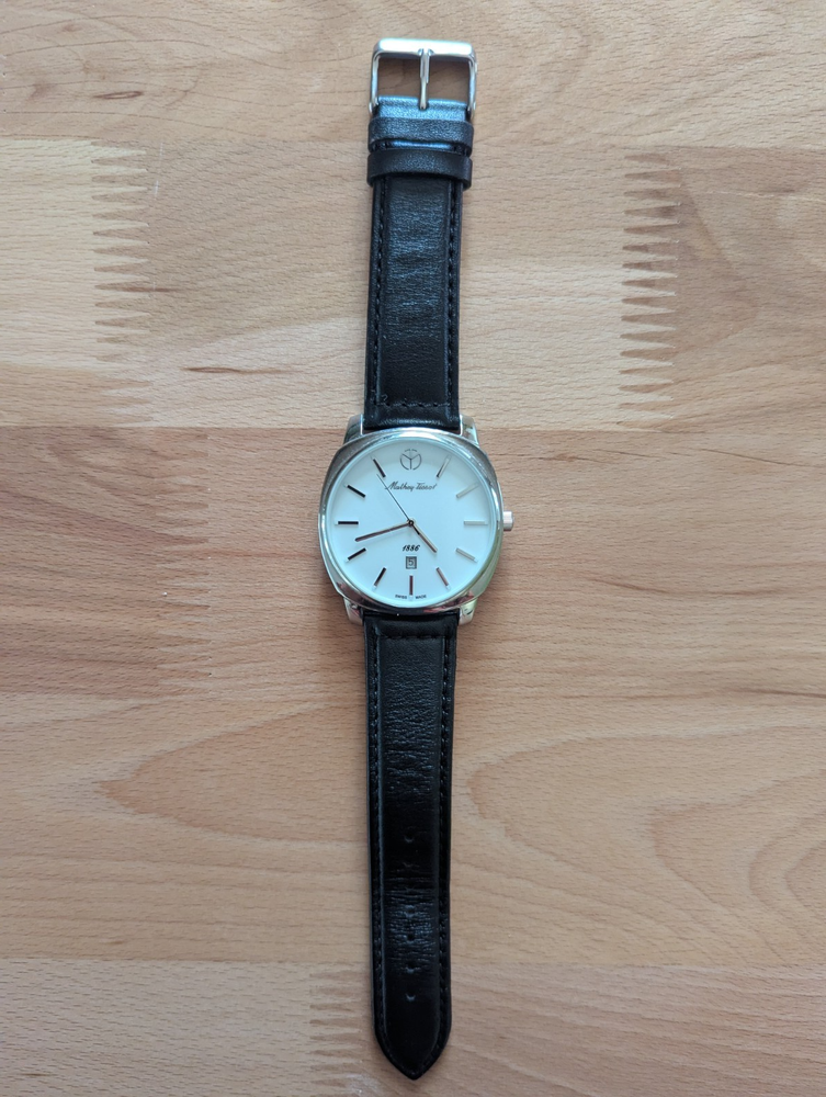 Mathey-Tissot Smart White Dial Men's Watch Pre-Owned Excellent Condition
