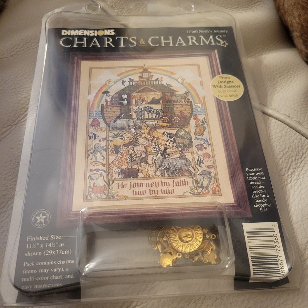 DIMENSIONS CHARTS & CHARMS 72380 NOAH'S JOURNEY CCS CROSS STITCH KIT