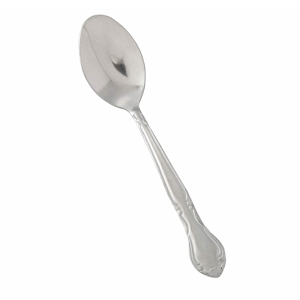 Winco 12-Piece Elegance Teaspoon Set, 18-0 Stainless Steel,Silver