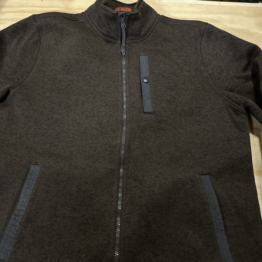 St. Johns Bay Performance Jacket Adult LargeGreen Windproof Water Resistant Coat