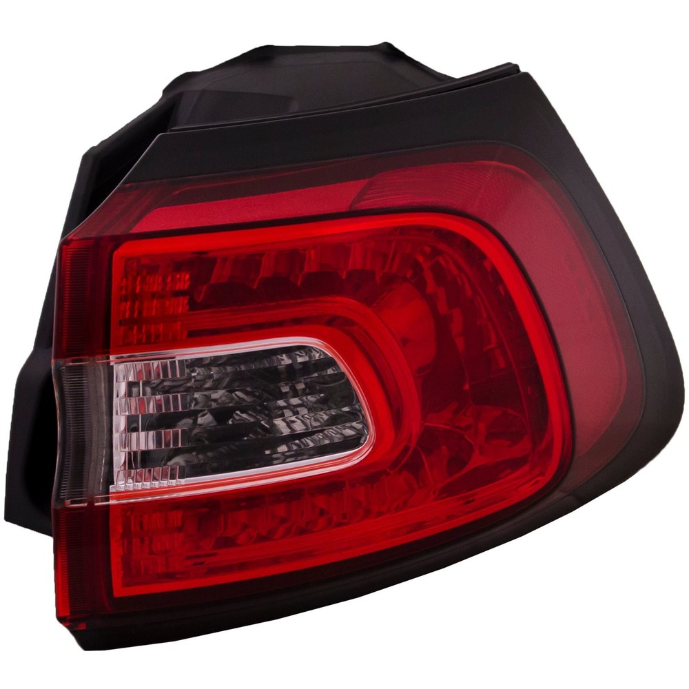 Tail Light Brake Lamp For 2014-18 Jeep Cherokee Outer Right Side Red Clear Lens