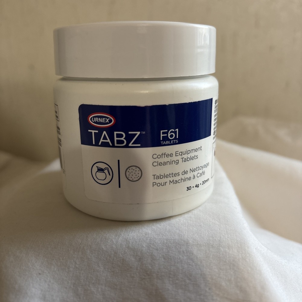 Urnex Tabz F61 Coffee Equipment Cleaning Tablets 30-ct (4 g)–Fast Clean