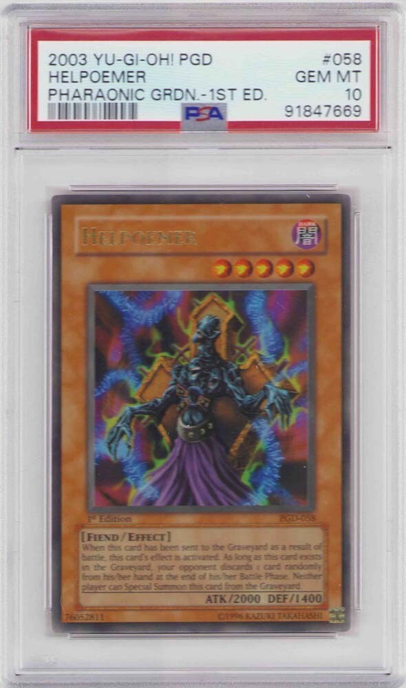 HELPOEMER 1ST EDITION HOLO PGD-058 PSA #91847669 GEM MINT 10 SUPER RARE! 2003