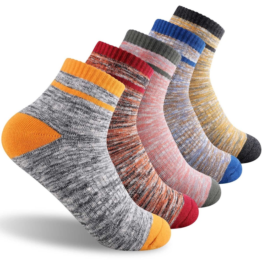 Women's Hiking Walking Socks, Multi-pack Outdoor Recreation Socks Wicking Cus...