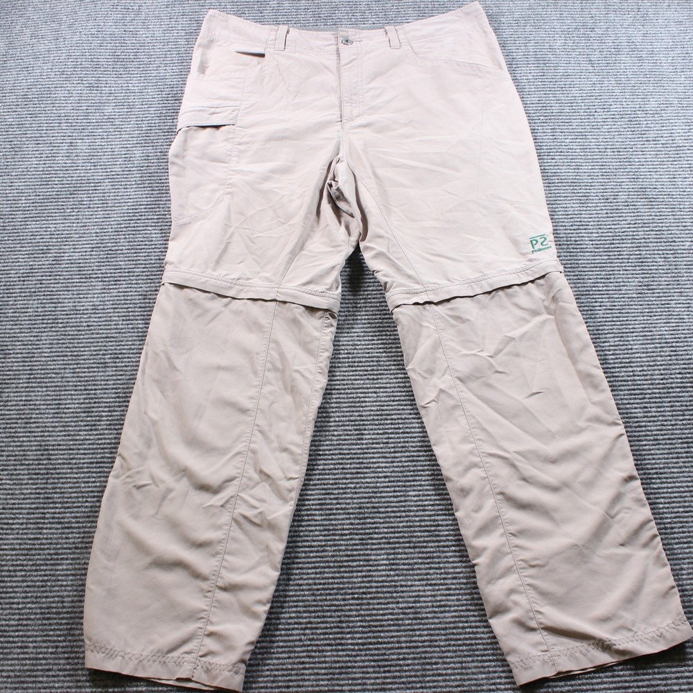 Mountain Hardwear Pants Men's 38x32 Khaki Convertible Hiking Zip Off