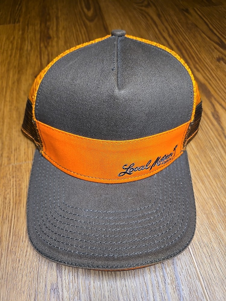 2011 Local Motion x New Era Rare Snapback Trucker Hat Brown/Orange Mint Conditio