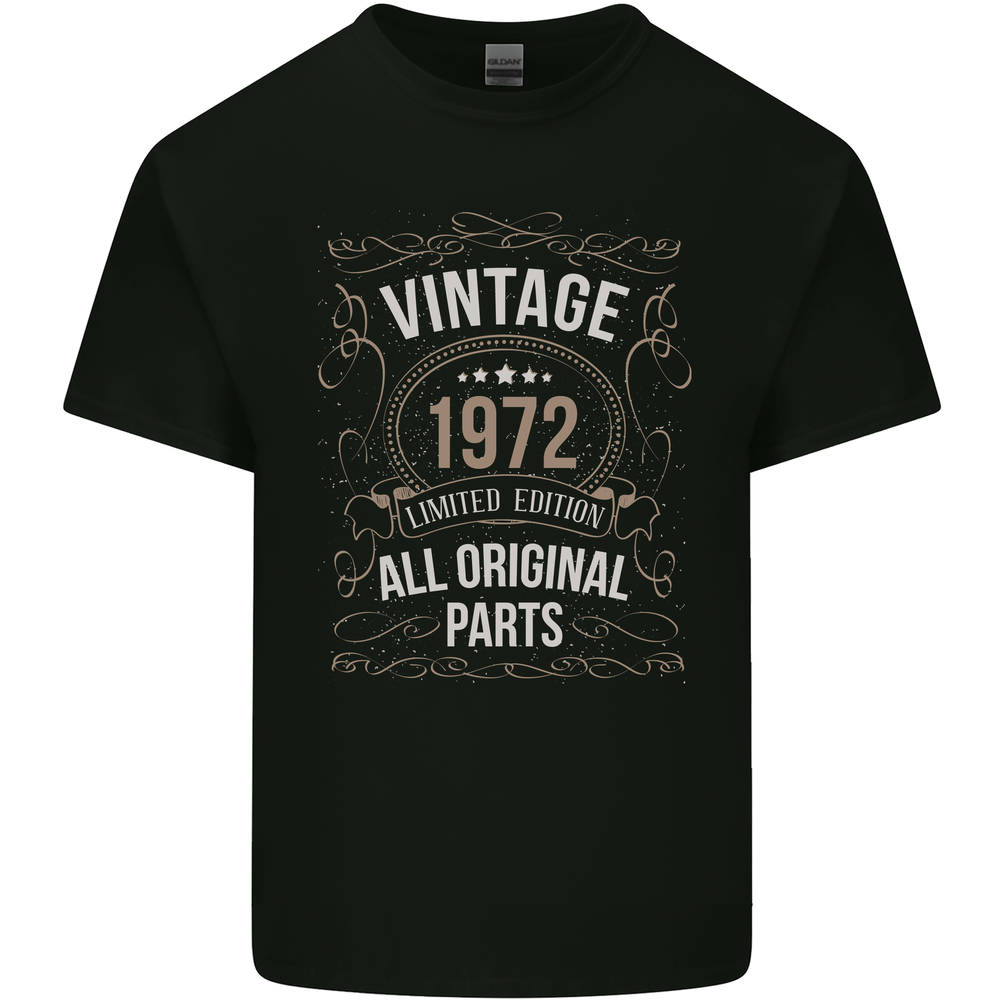 51st Birthday Limited Edition 1972 Mens Cotton T-Shirt Tee Top