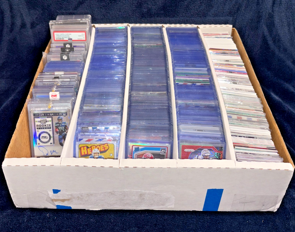MASSIVE 1000+ SPORTS CARD LOT METCALF PSA SHAI BRUNSON ROOKIE SSP 1/1 AUTOS READ