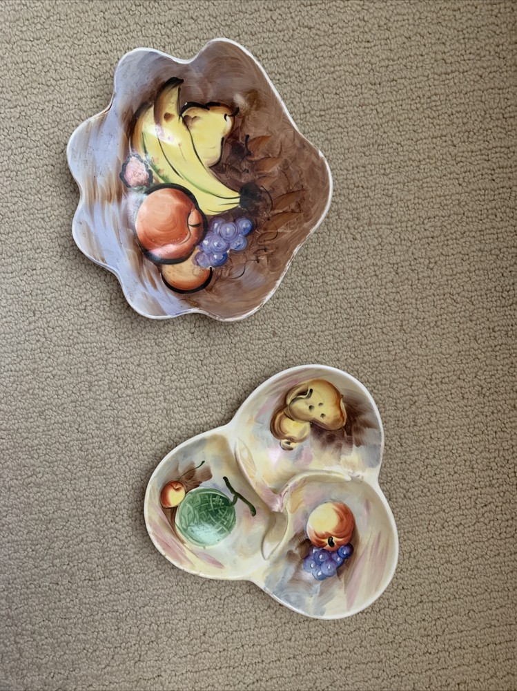 UCAGCO Acacia Wood Serving Bowl with Nut Dish