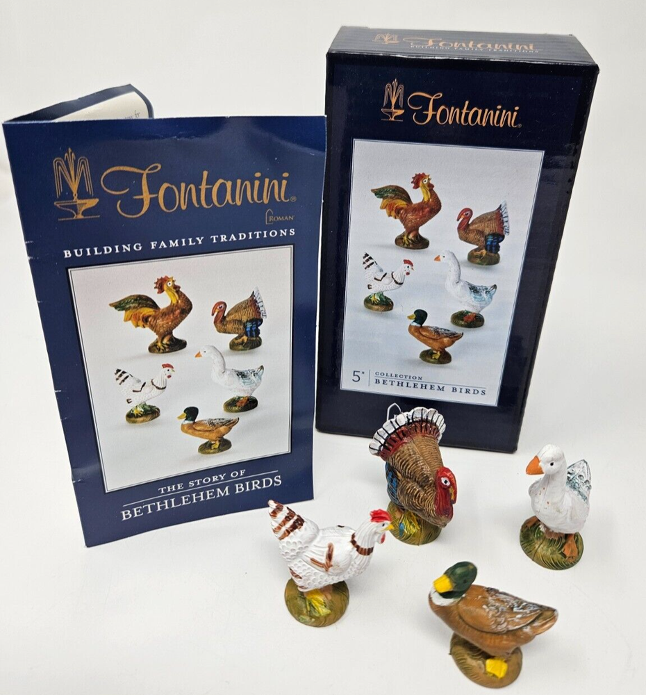 Fontanini Roman Bethlehem Birds 4 pieces 5