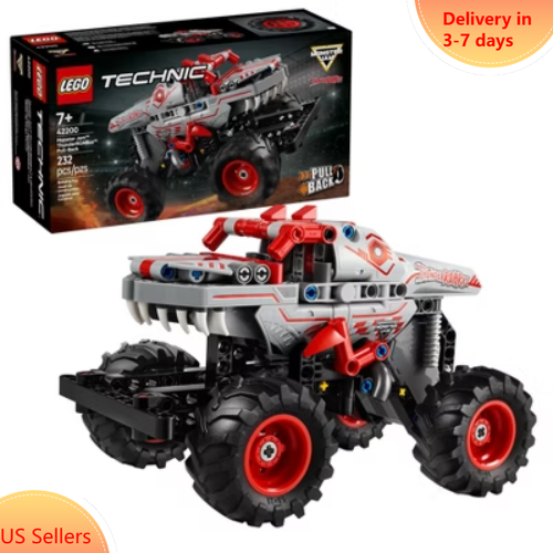 LEGO Technic Monster Jam ThunderROARus PullBack Truck 42200 Building Set