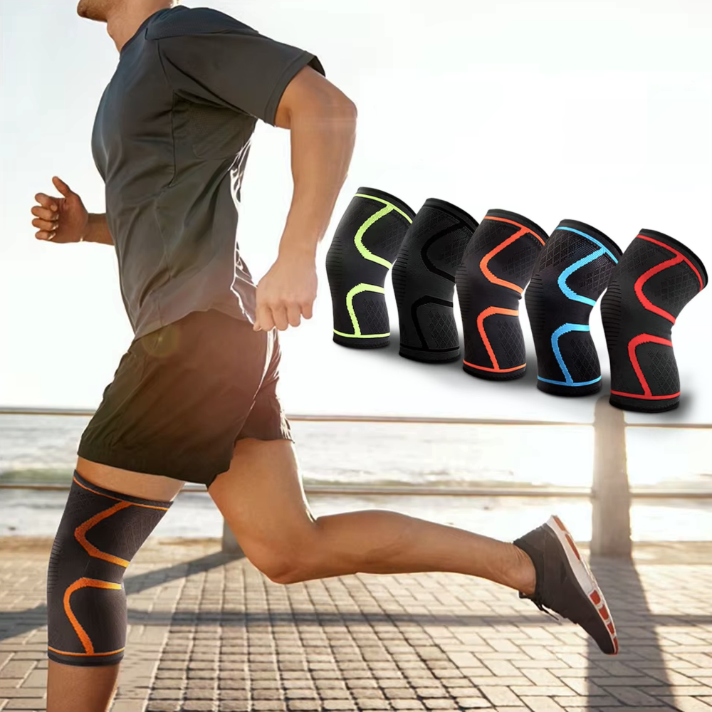 Knee Sleeve Compression Brace Support For Sport Gym Joint Pain Arthritis Relief