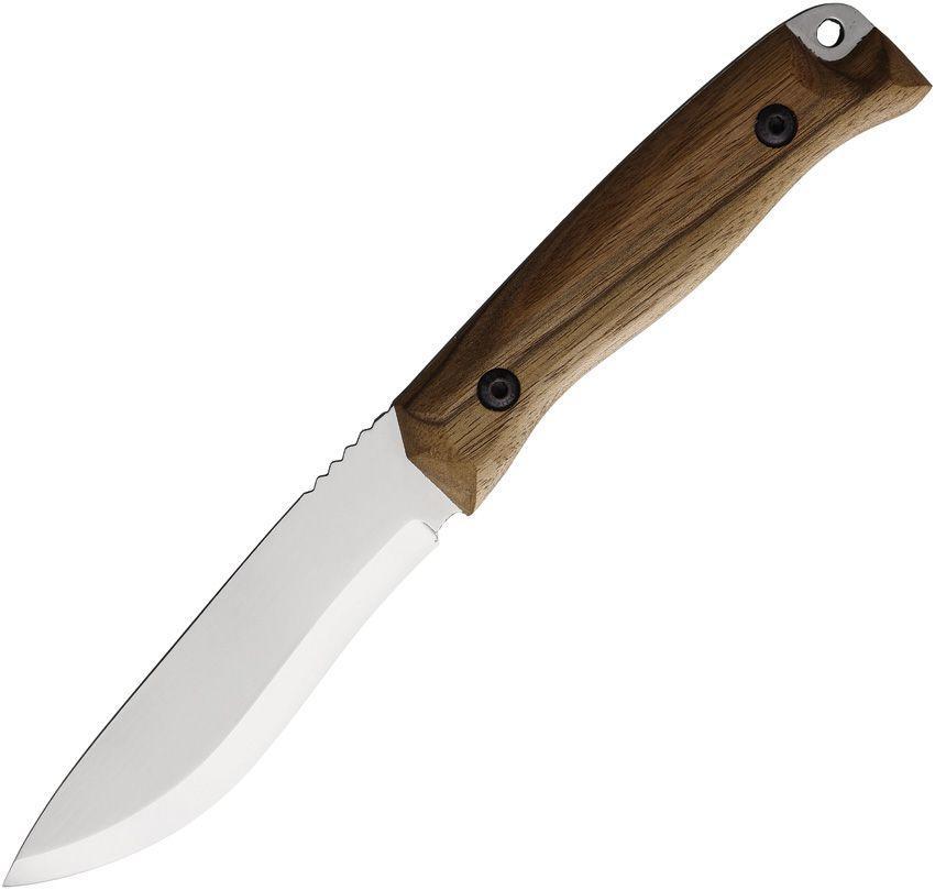 BPS Knives Compact Hunting Fixed Blade 4.25 5Cr14MoV Steel Walnut Handle