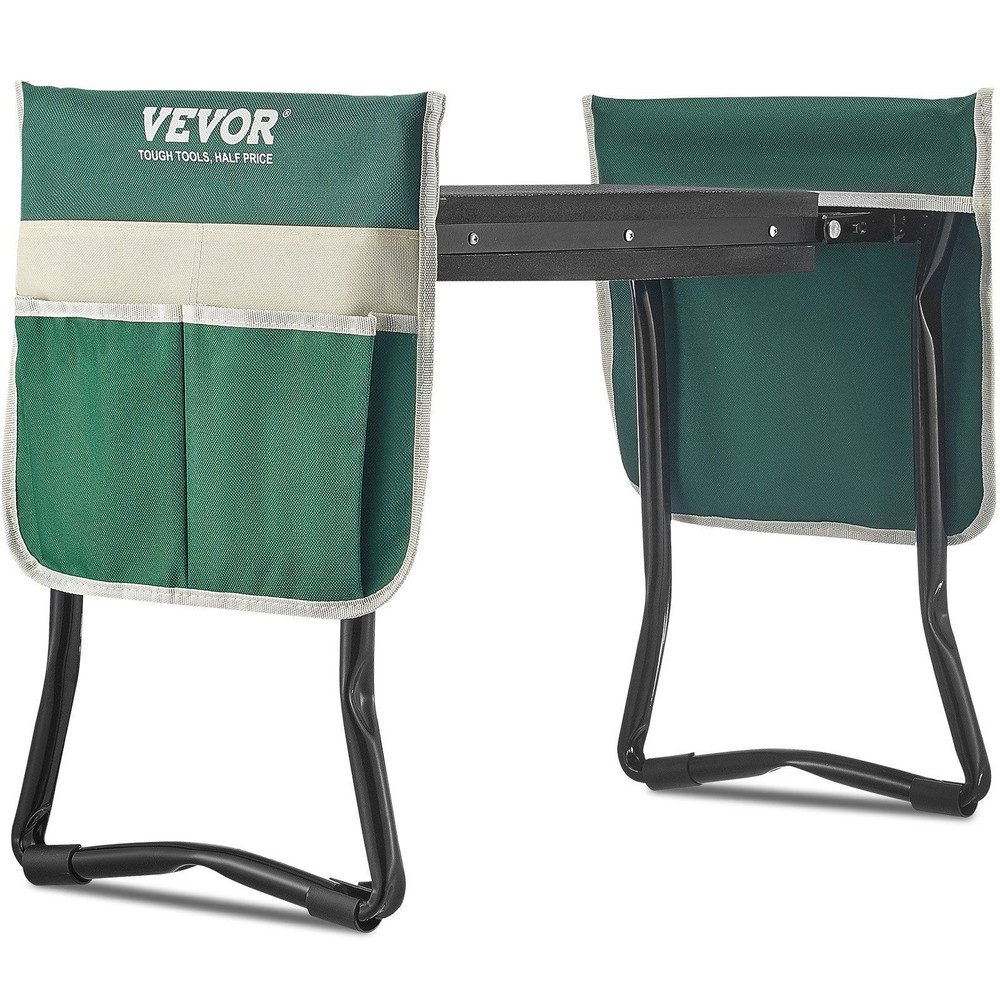 Foldable Garden Kneeler and Seat with 8