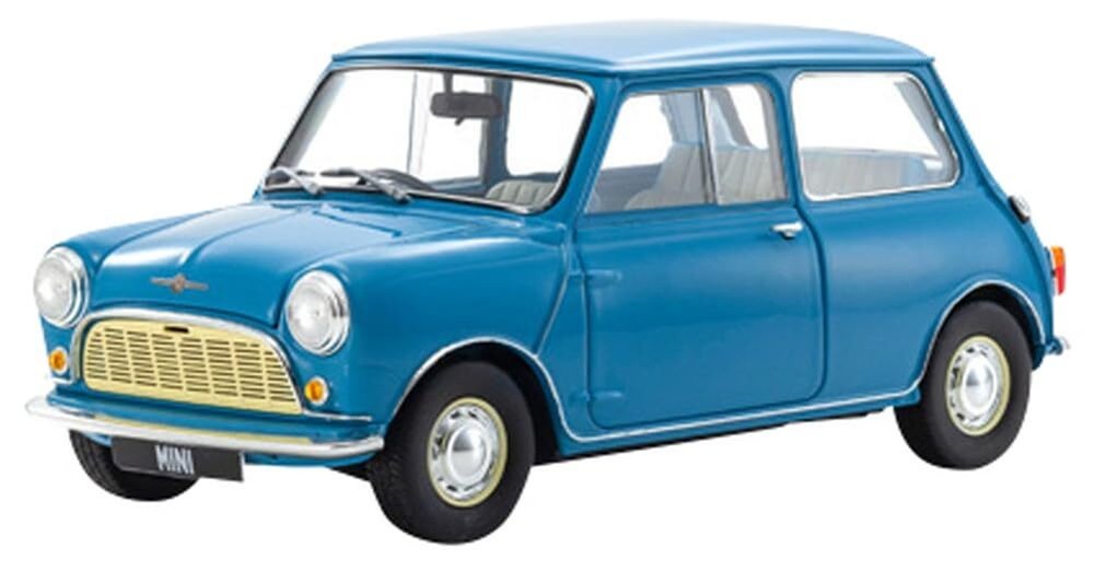 Kyosho 1/18 Morris Mini Mk.1 1959 Clipper Blue Diecast Model Car