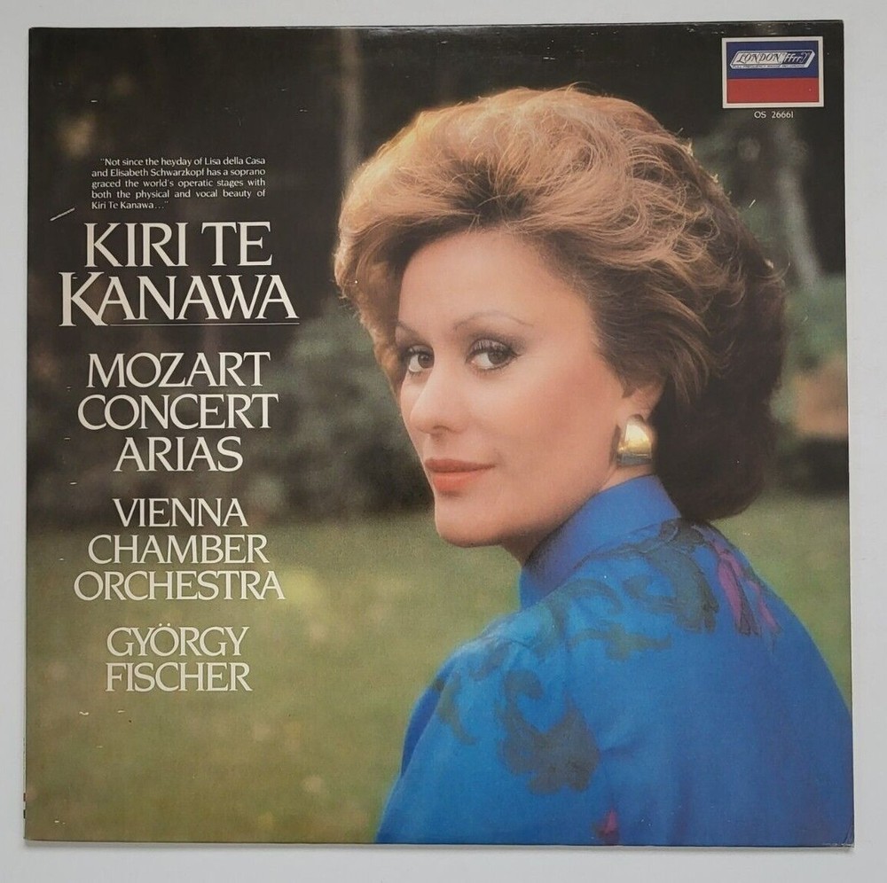 Kiri Te Kanawa Mozart Concert Arias vinyl record Tested Works London OS 26661
