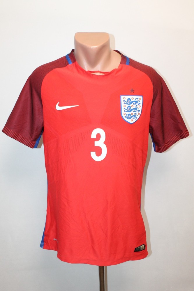 England Football Shirt Jersey Soccer 2016 2017 Away Size L Player Issue #3 Adult